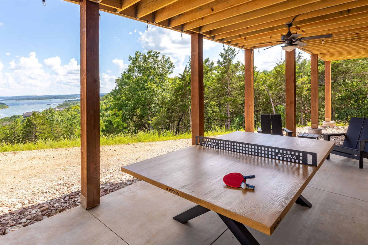 Outdoor Ping Pong Table with a view!