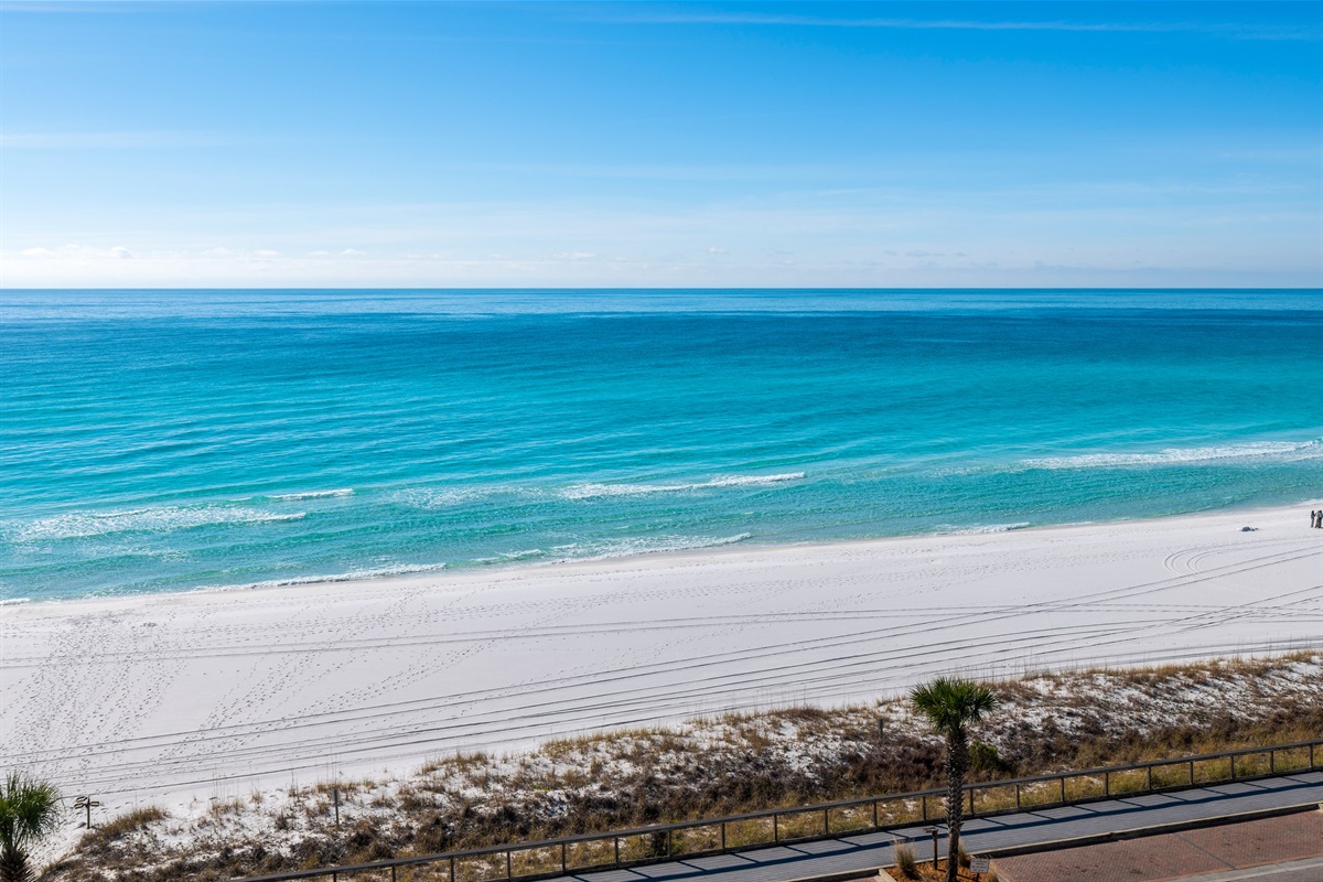 The pristine Emerald Coast - As Van Morrison said, "Smell the sea and feel the sky. Let your soul and spirit fly.” There's something about these views and salty sea air!