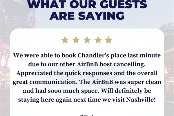 Stay with us and visit Nashville like a local!