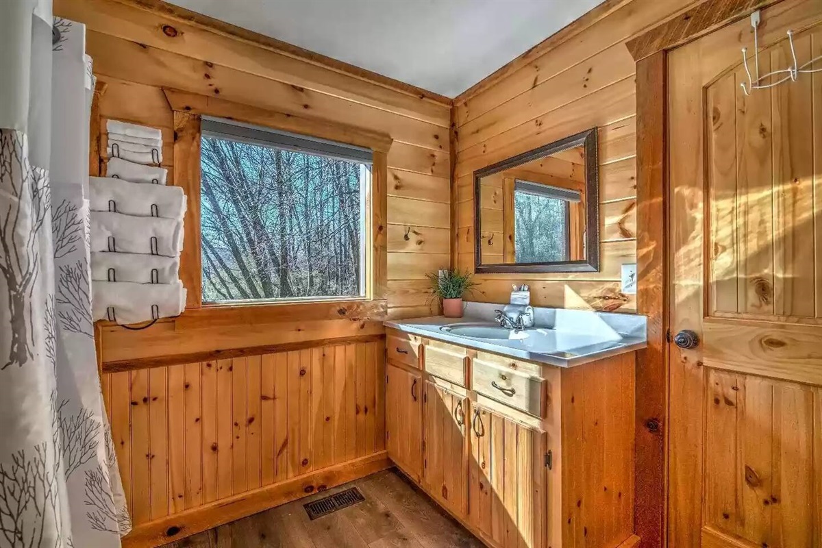 Master Bath with Washer/Dryer