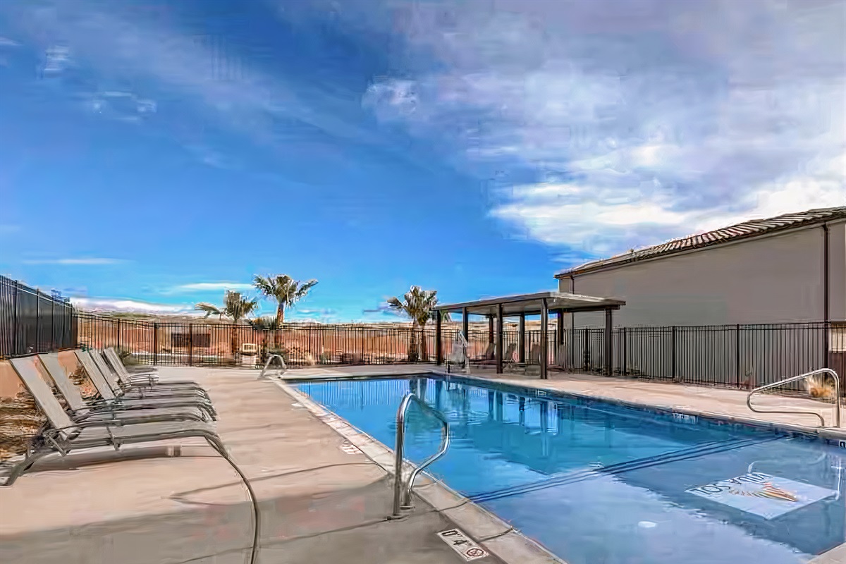 Cool off at the community pool just steps away from your front door.