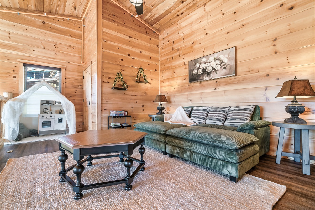 Welcome to the 2nd floor cozy nook with comfortable seating and an infant/toddler corner