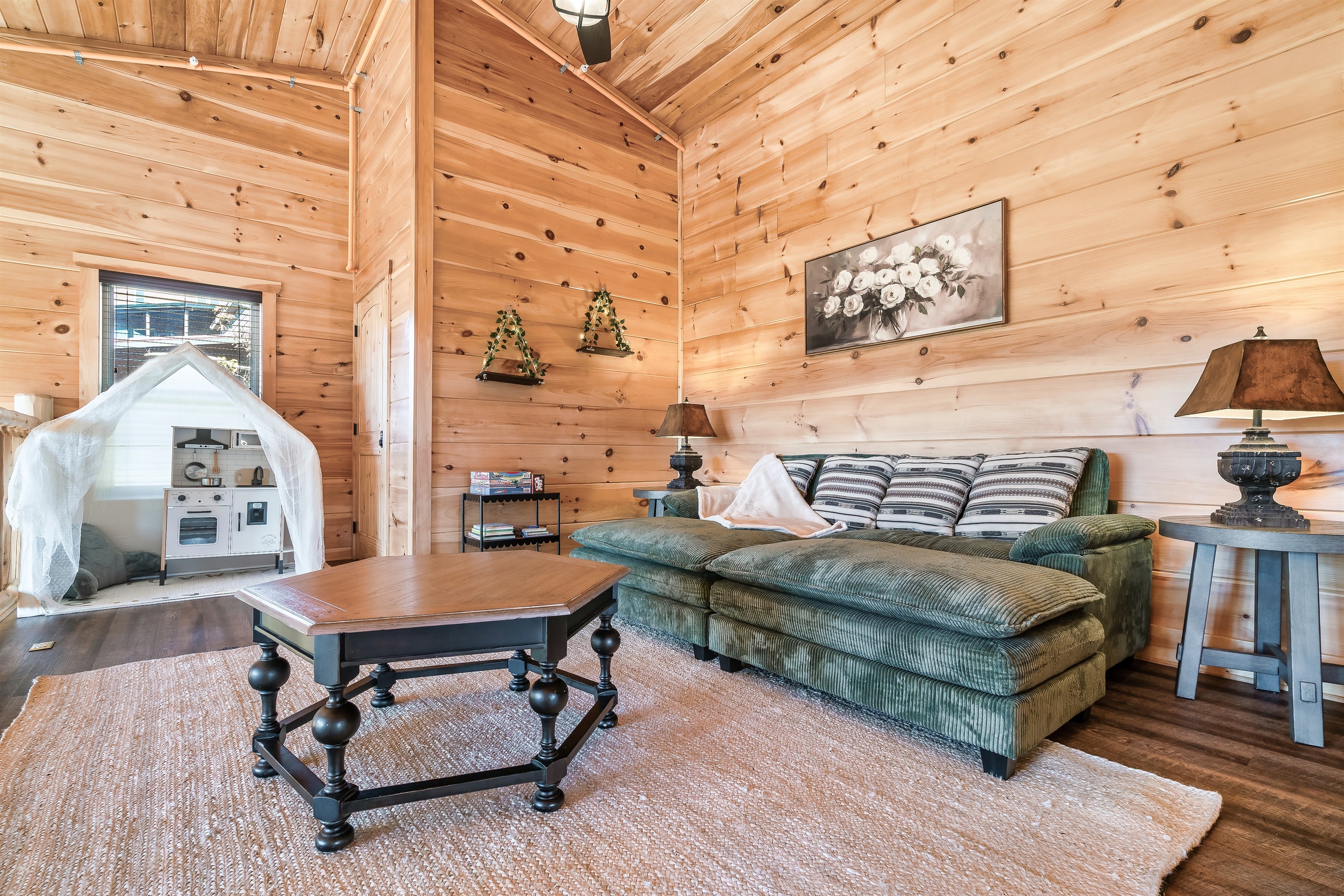 Welcome to the 2nd floor cozy nook with comfortable seating and an infant/toddler corner