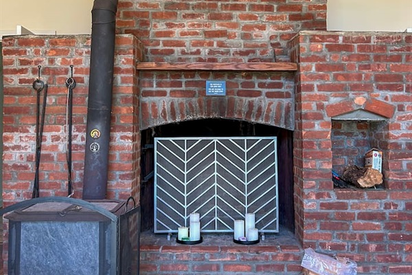 The fireplace is not available for guest use, but you are welcome to use the Vermont soapstone wood burning stove