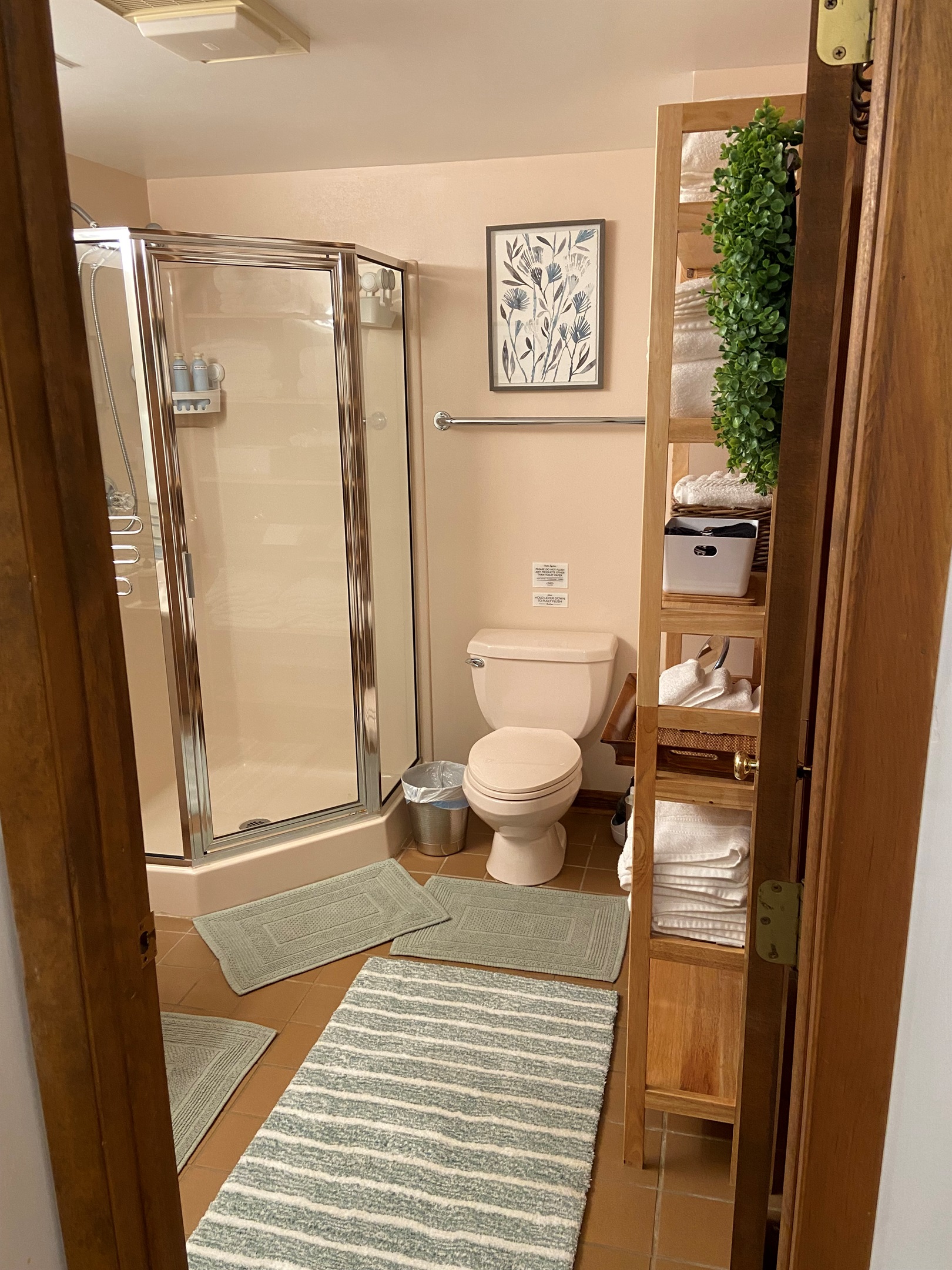 Bathroom with shower (no tub)