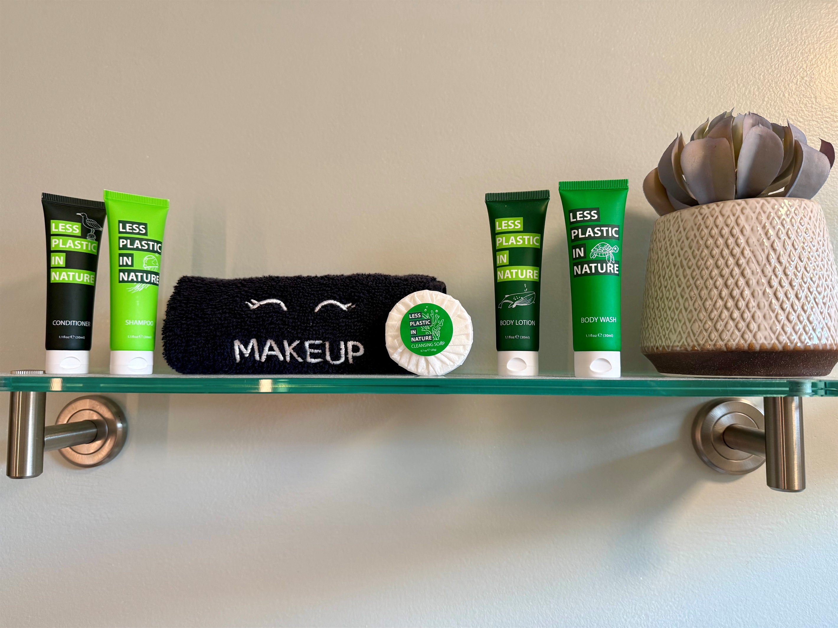 We’ve stocked the essentials so you don’t have to. Guests enjoy travel-size shampoo, conditioner, body wash, soap, and lotion- thoughtful touches that make settling in effortless.