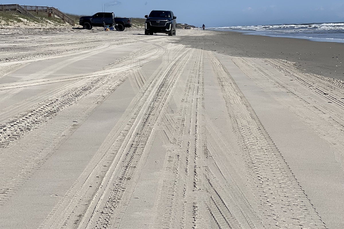 Beach driving . 4x4 required