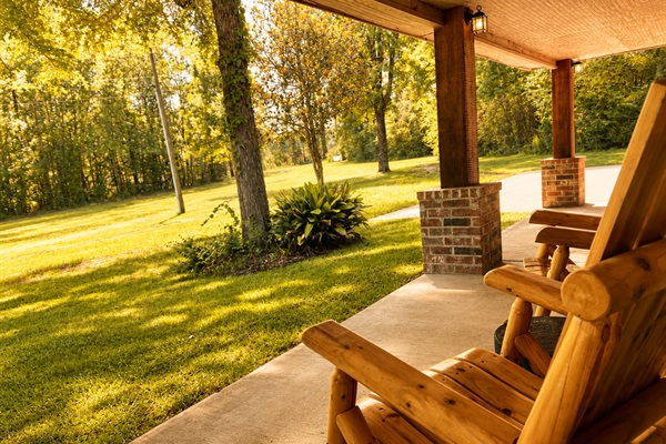 We have forgotten about the art of just rocking on the front porch. Well…we are bringing it back. 