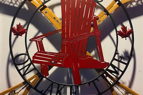 Cottage entrance front decoration detail