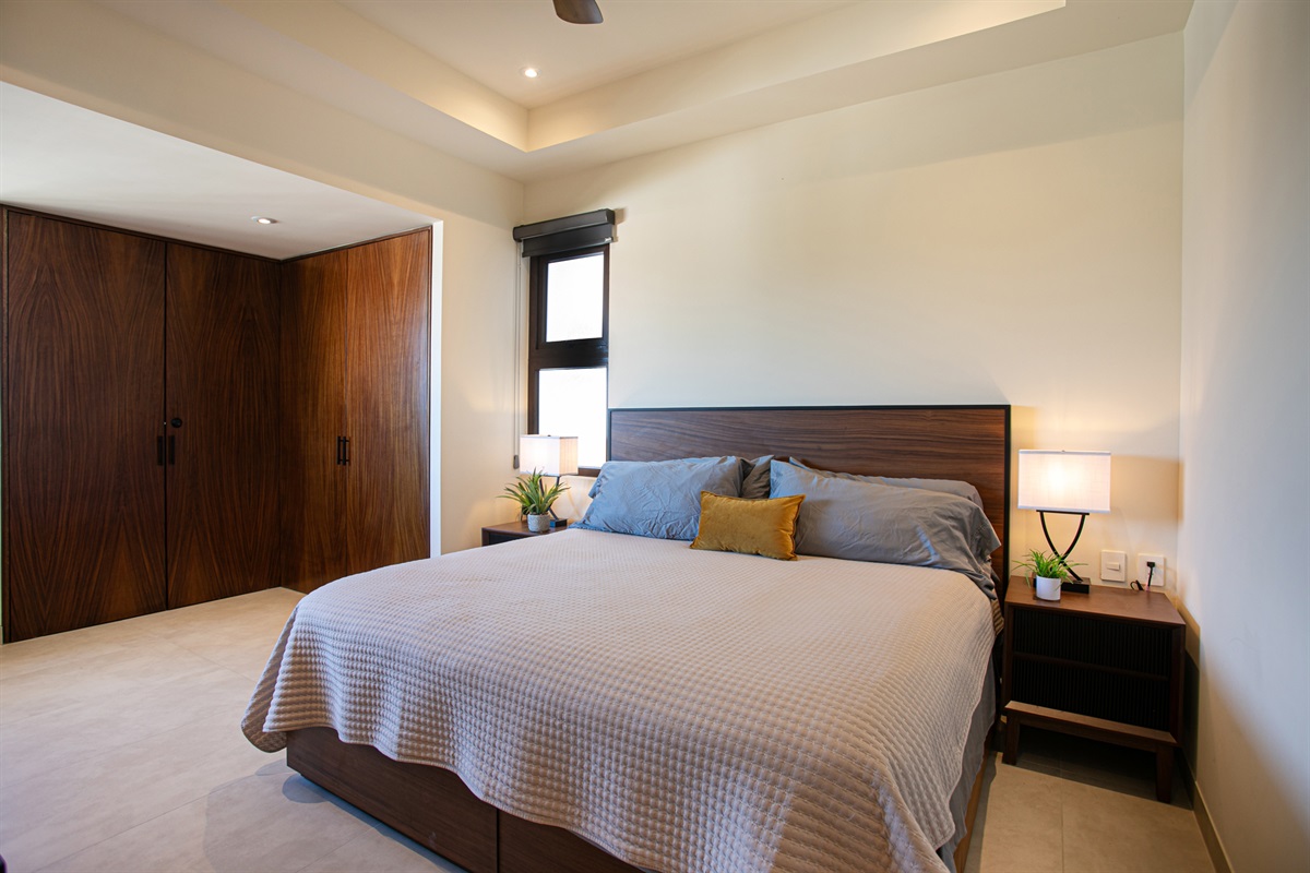 This is the main bedroom retreat to relax and recharge.