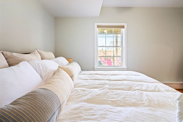 Our second basement bedroom is all about comfort!