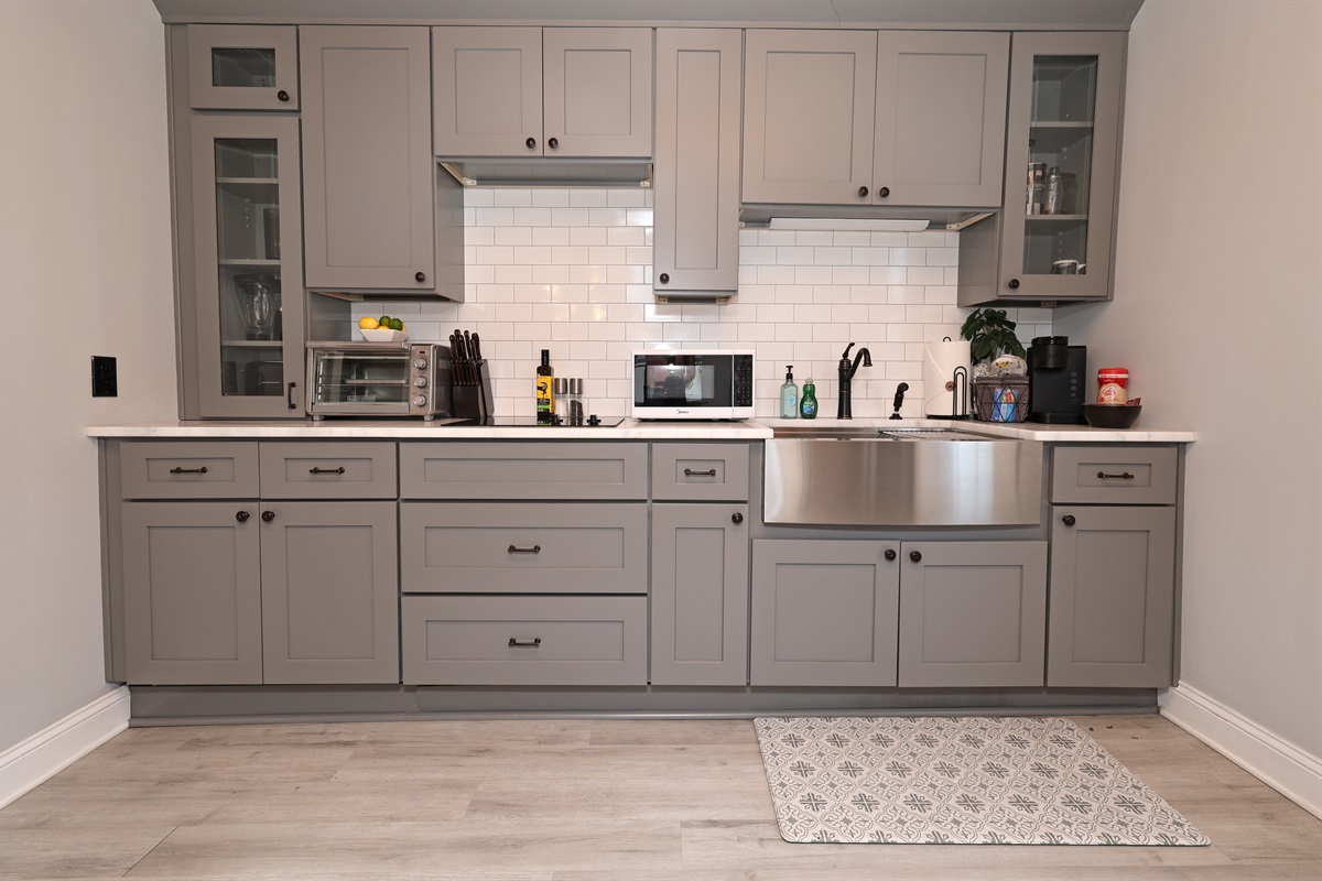 Kitchen-newly updated with stainless steel appliances