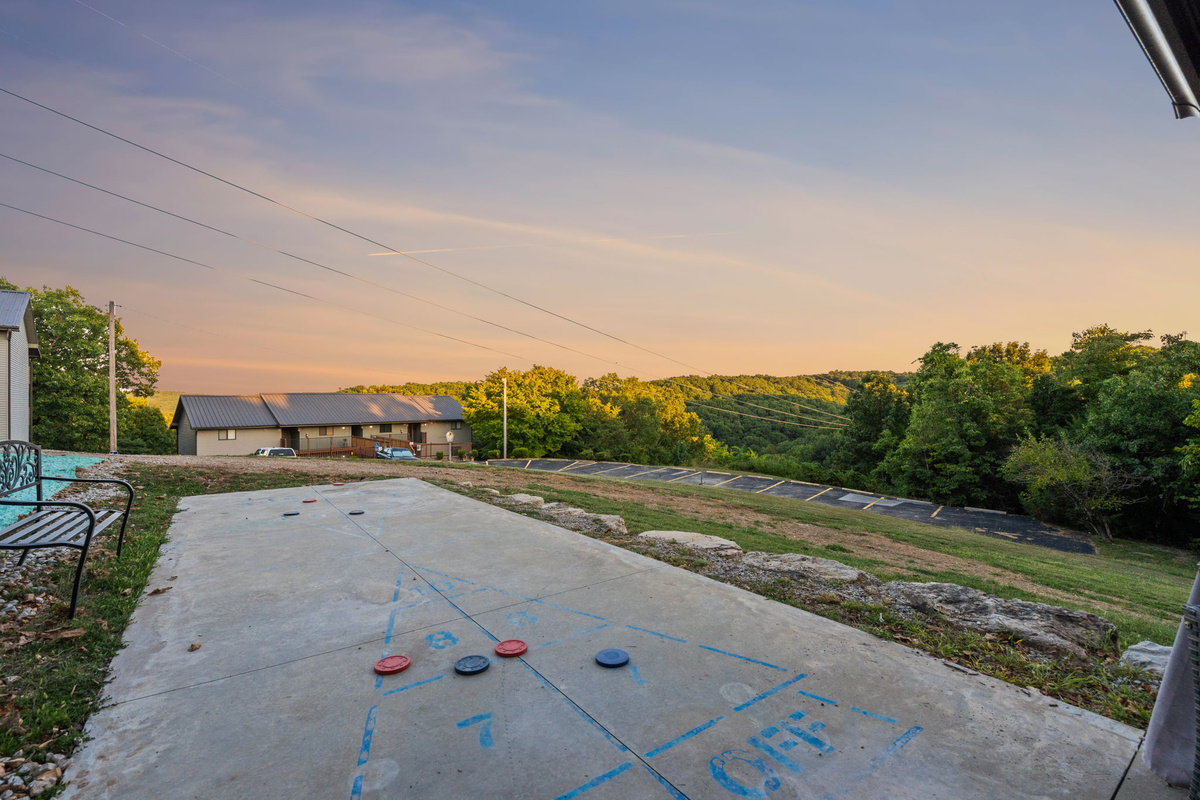Your private shuffleboard court!