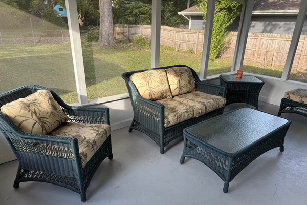 Screened In Back Porch