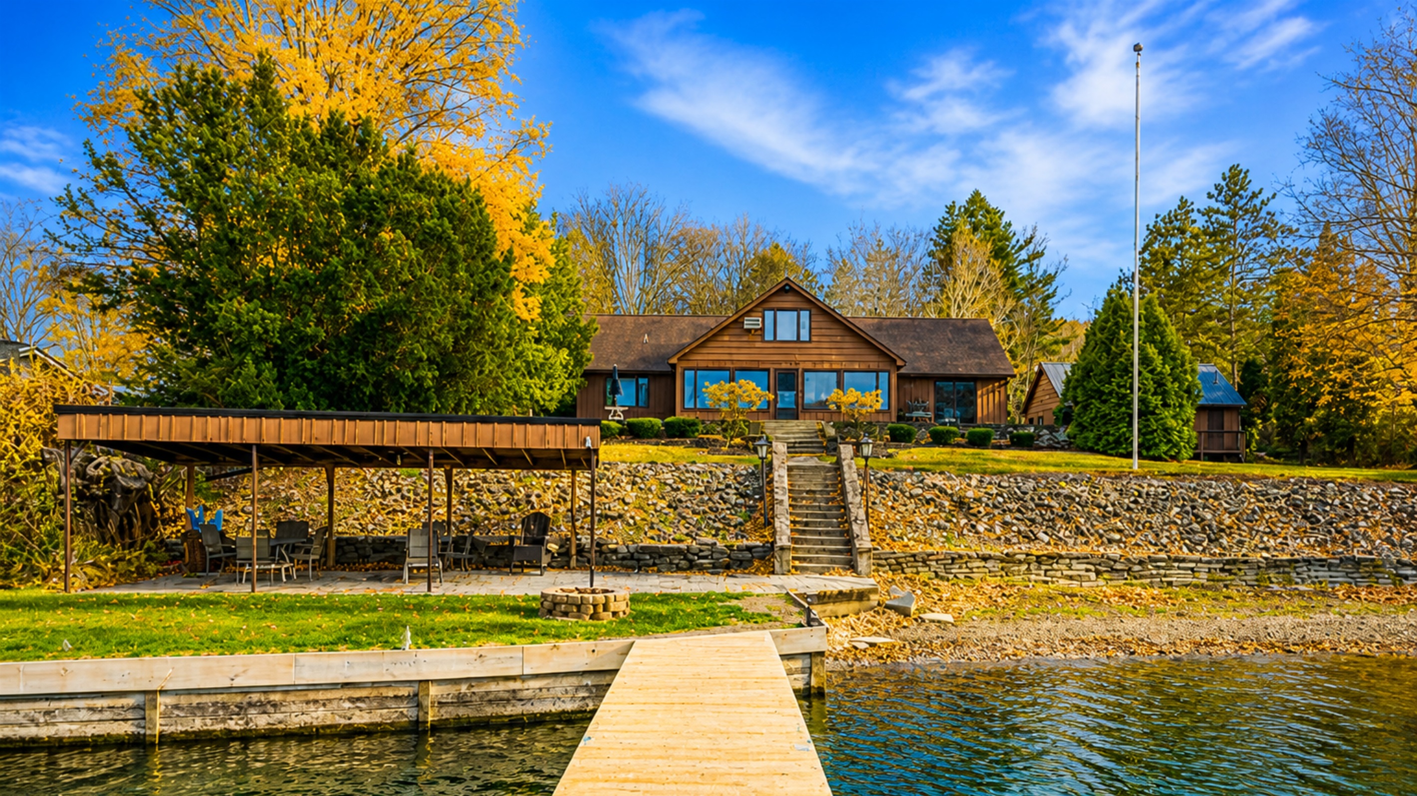 View from the lake