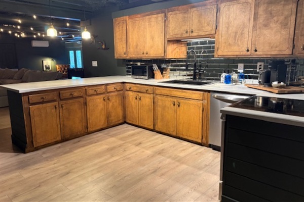 Fully equipped kitchen with modern appliances for easy meals