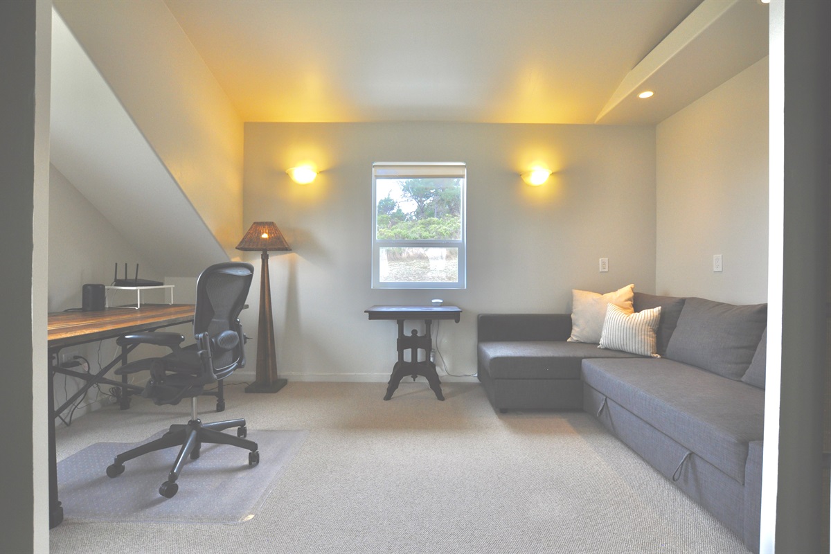 Office with sleeper couch