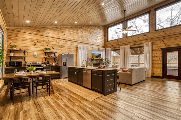 Enjoy the open concept with abundant natural lighting