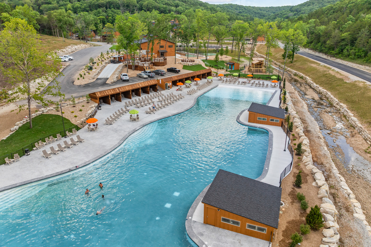 The largest outdoor pool in Southern Missouri is open through September! Bring your own coolers and picnic. But just in case food trucks are just steps away!
