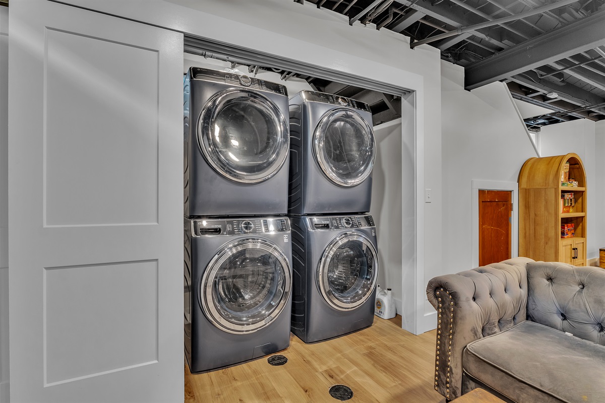 Feel free to do laundry during your stay