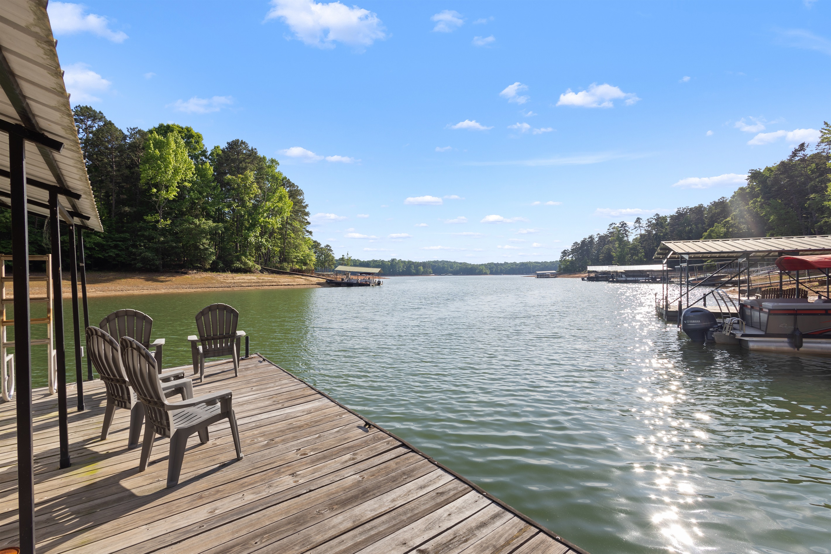 View from the dock