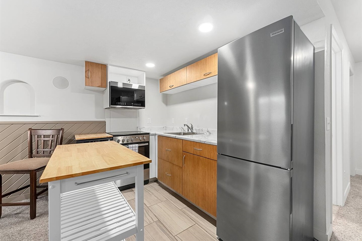 Lower level Kitchen. 