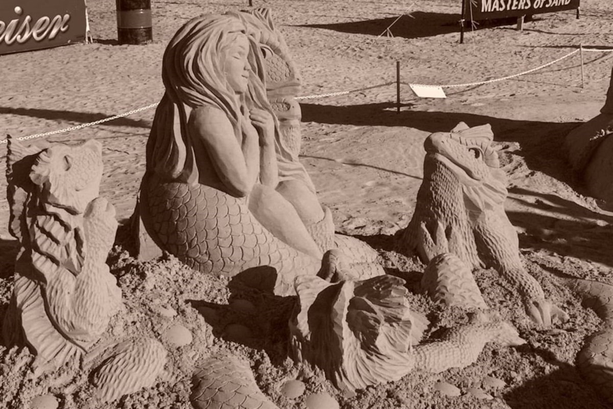 South Padre Island is known as The Sandcastle Capital of the World! You may see sandcastles like "La Sirena" which translates to "The Mermaid" or "The Siren"