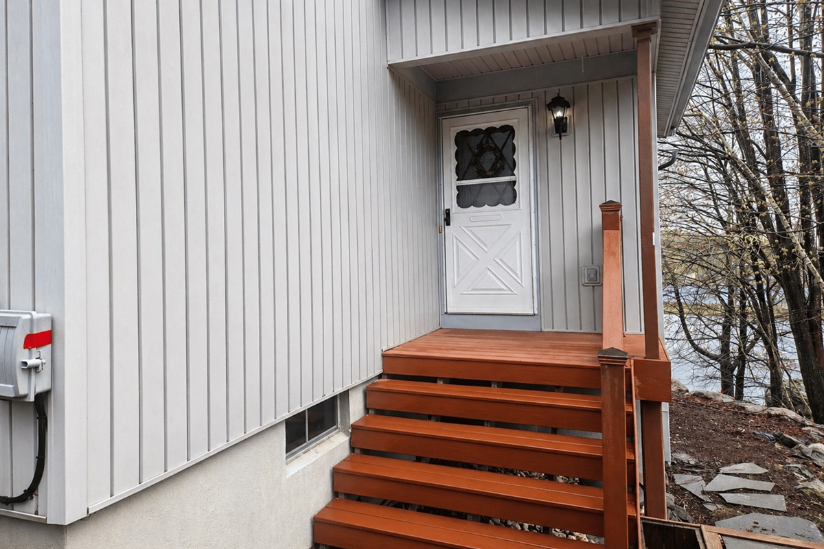 Entrance to the house