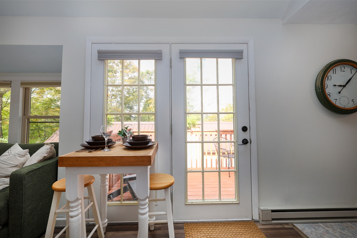 Dining Area for 2