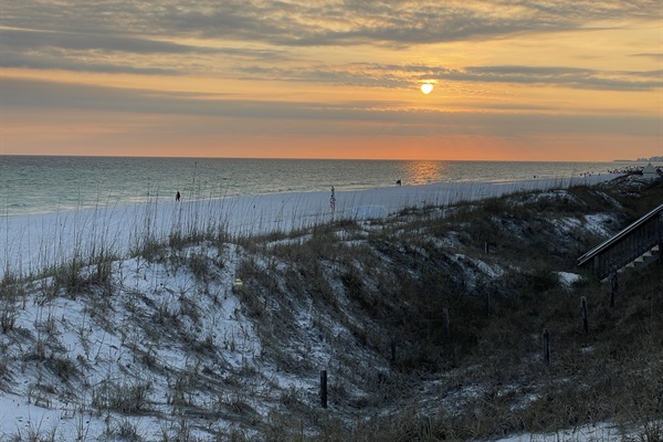 Sunset over the Gulf