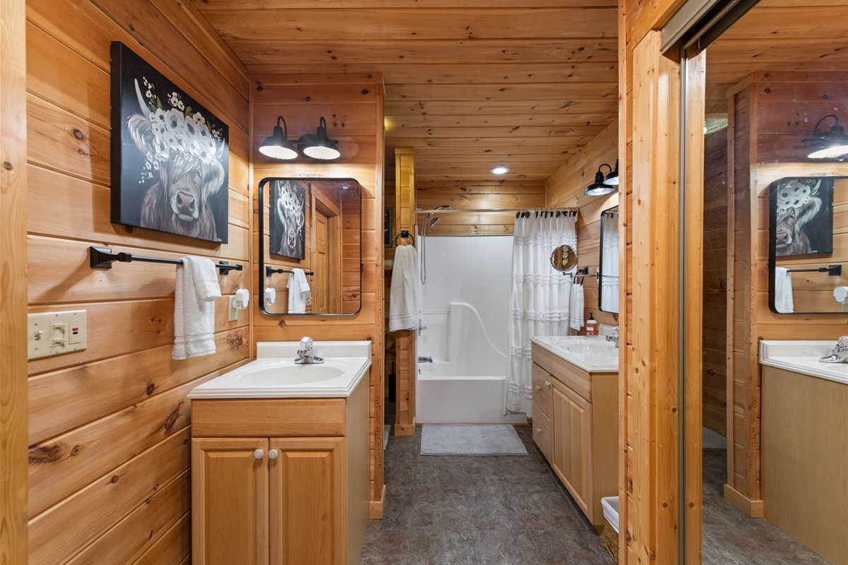 A full ensuite bathroom is connected to Bedroom 1 for added convenience.