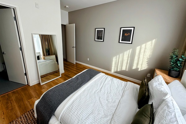 Second bedroom with full bed.