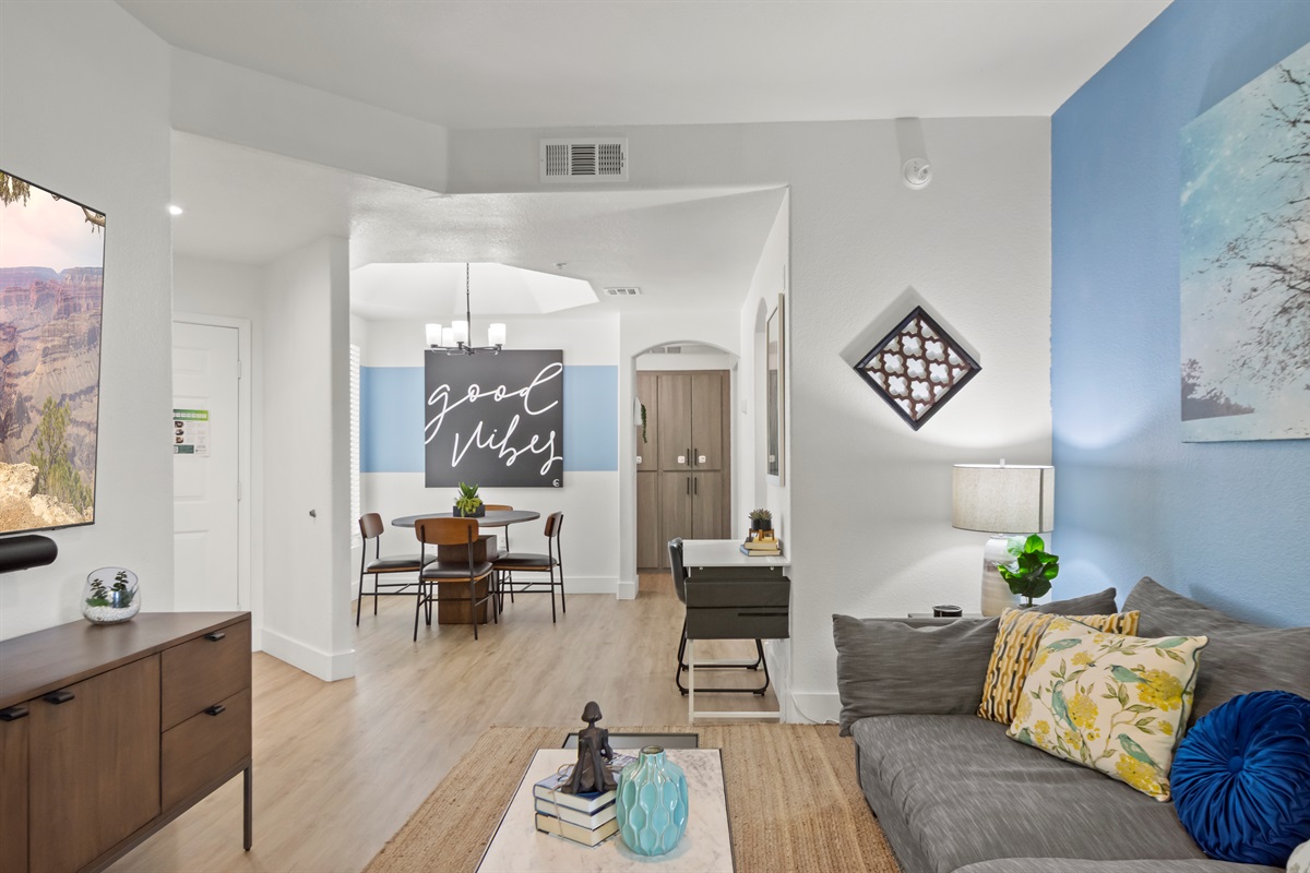 spacious living area