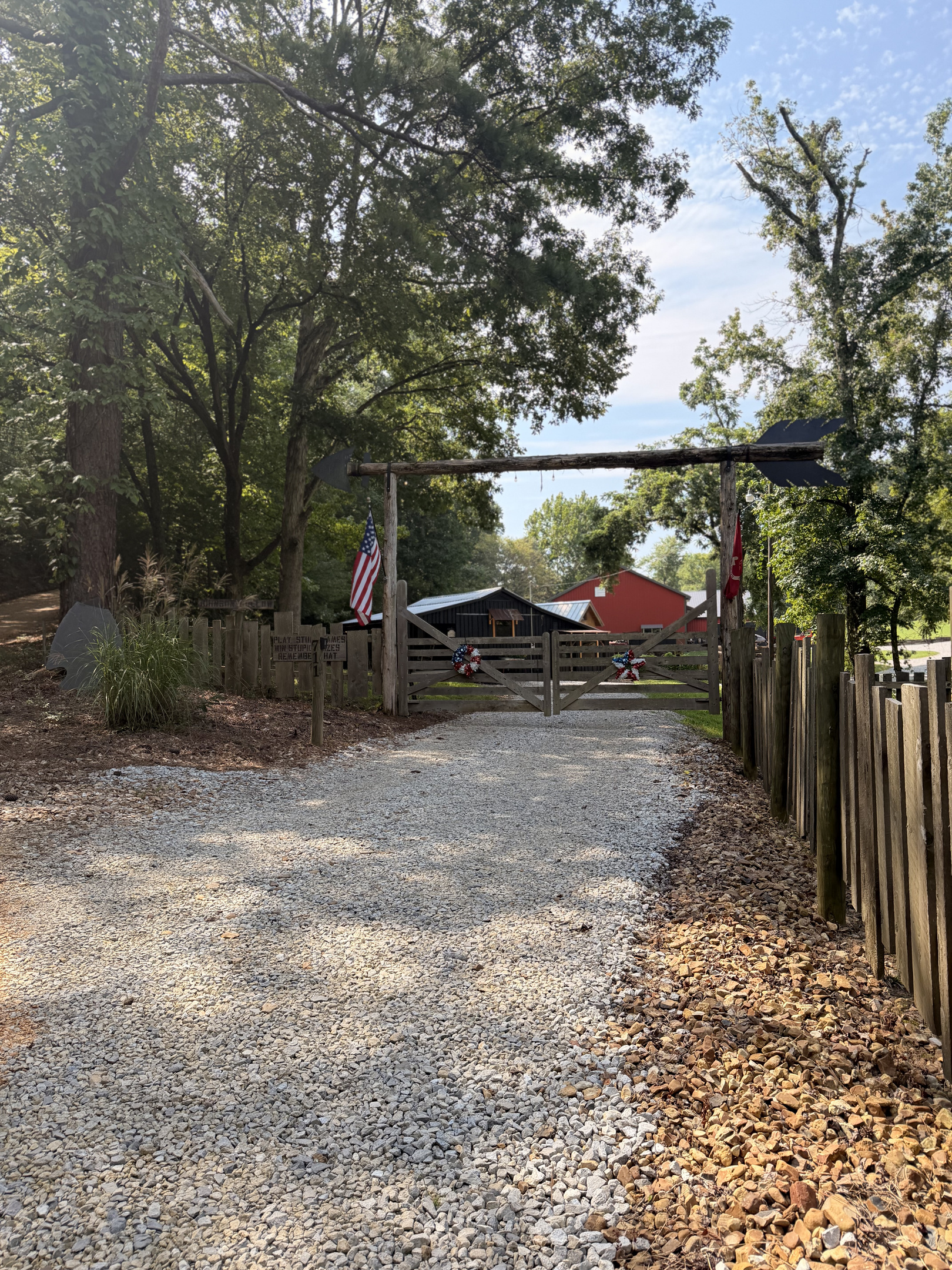 Entrance to property 