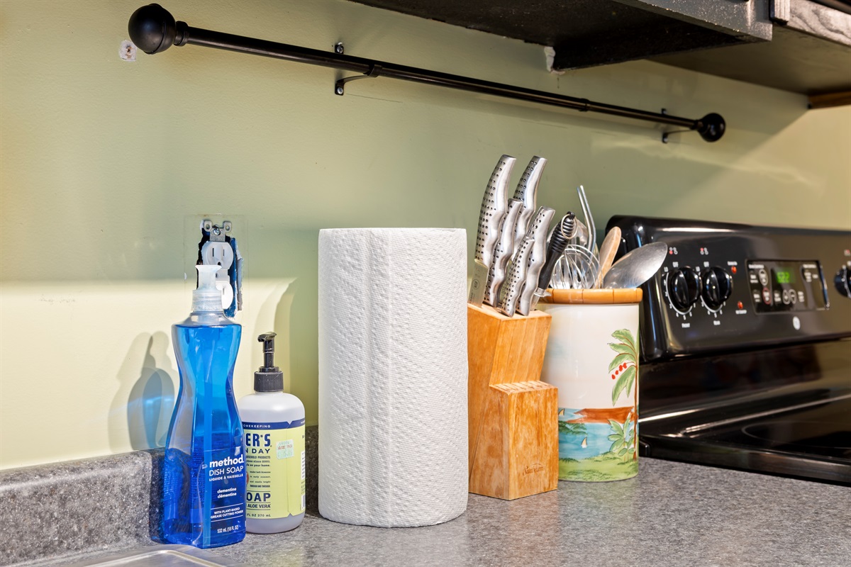 Well-stocked kitchen