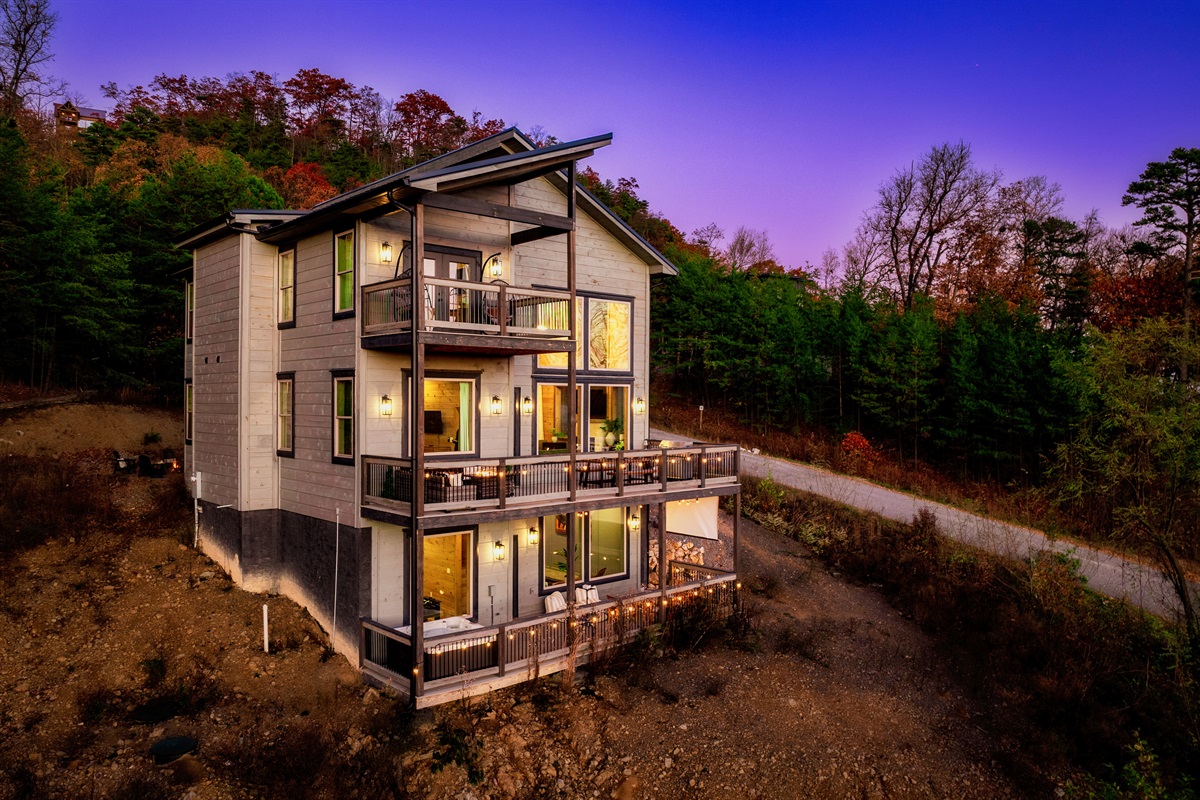 Back exterior view. Where indoor comfort meets outdoor living.