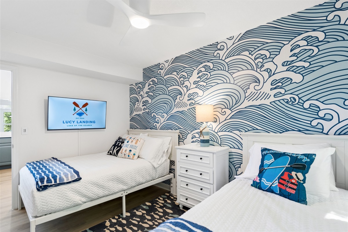 A fun, cozy spot for kids or extra guests to settle in.