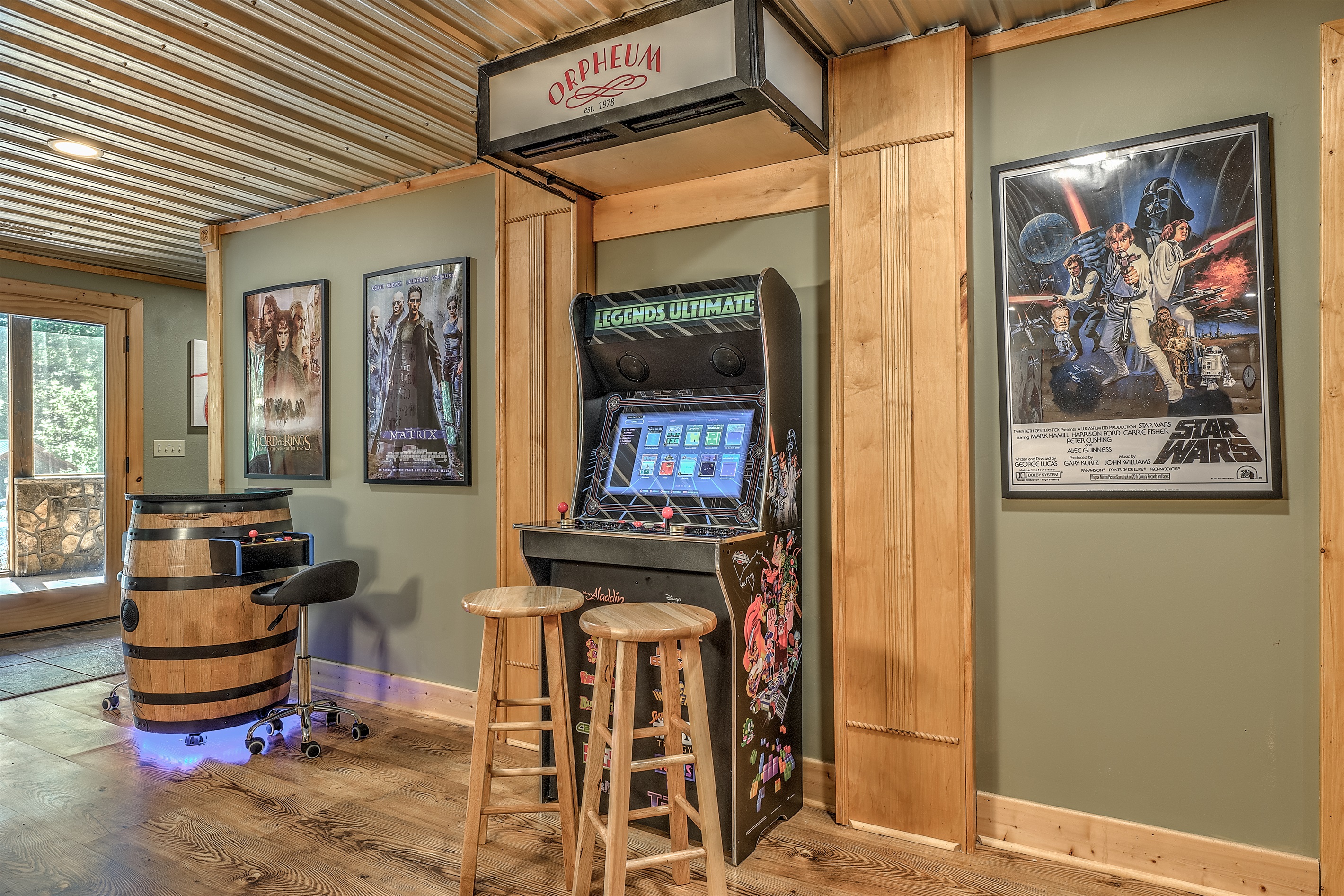 Basement Game area TWO video arcade machines (free)