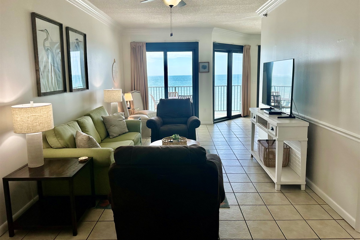 As soon as you walk in, you'll see this view!