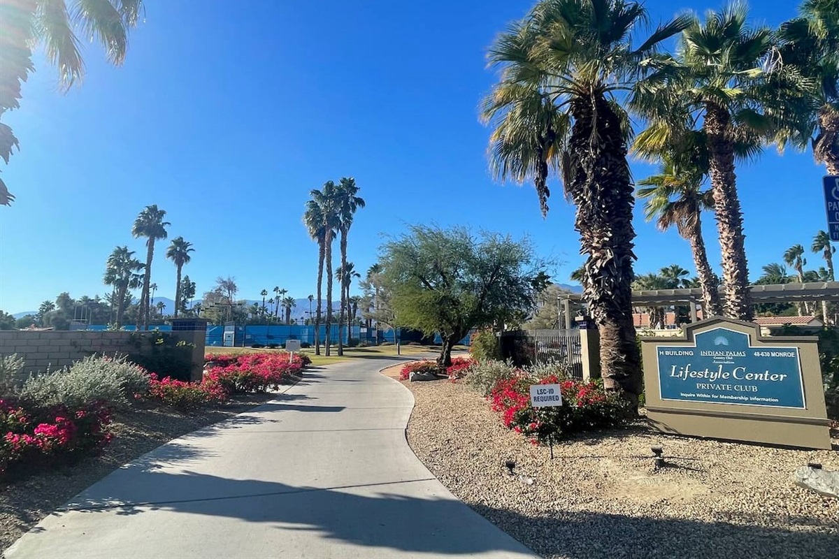 Indian Palms CC - Country Club Entrance