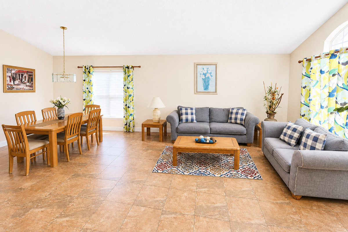Living room and Dining Formal