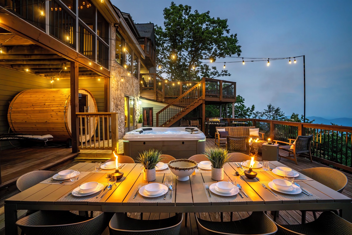 Outdoor dining