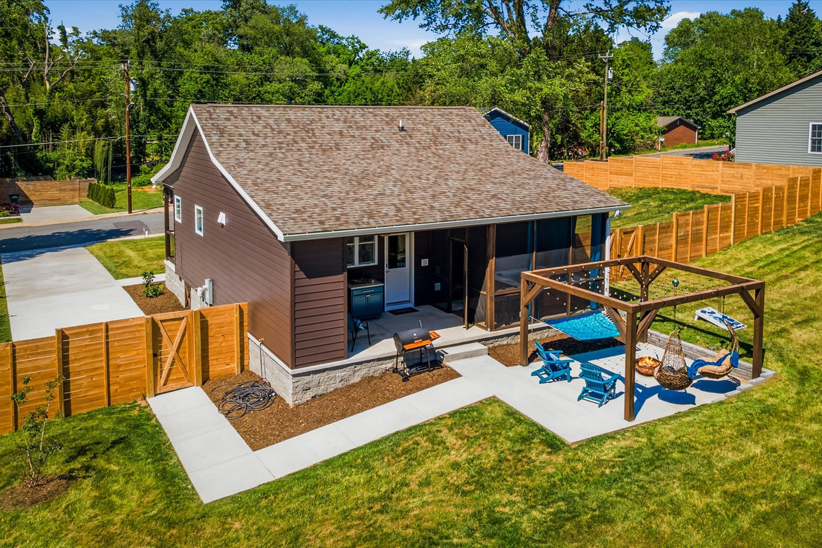 Bliss Escape sits on a spacious lot with room to breathe, unwind, and enjoy the surrounding views.