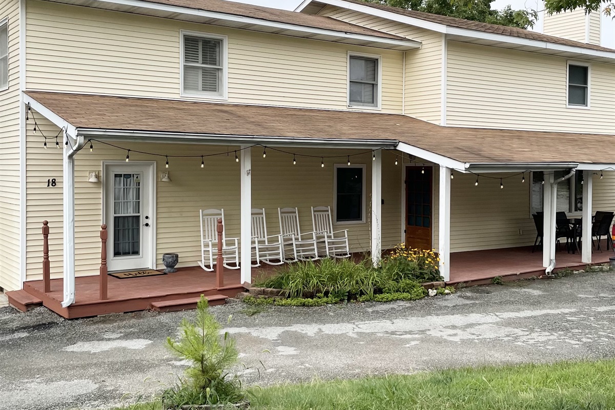 Large front porch