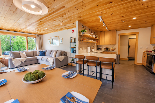 Open concept layout