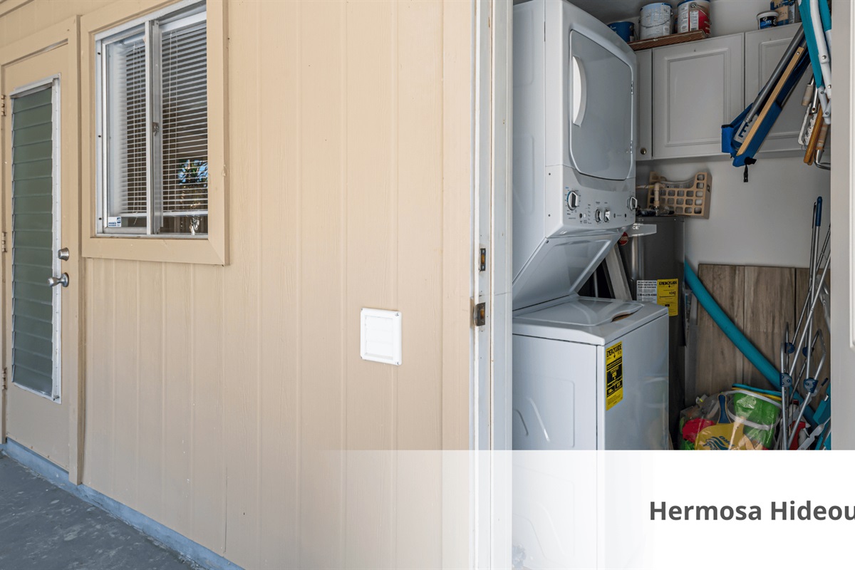 Laundry in Carport