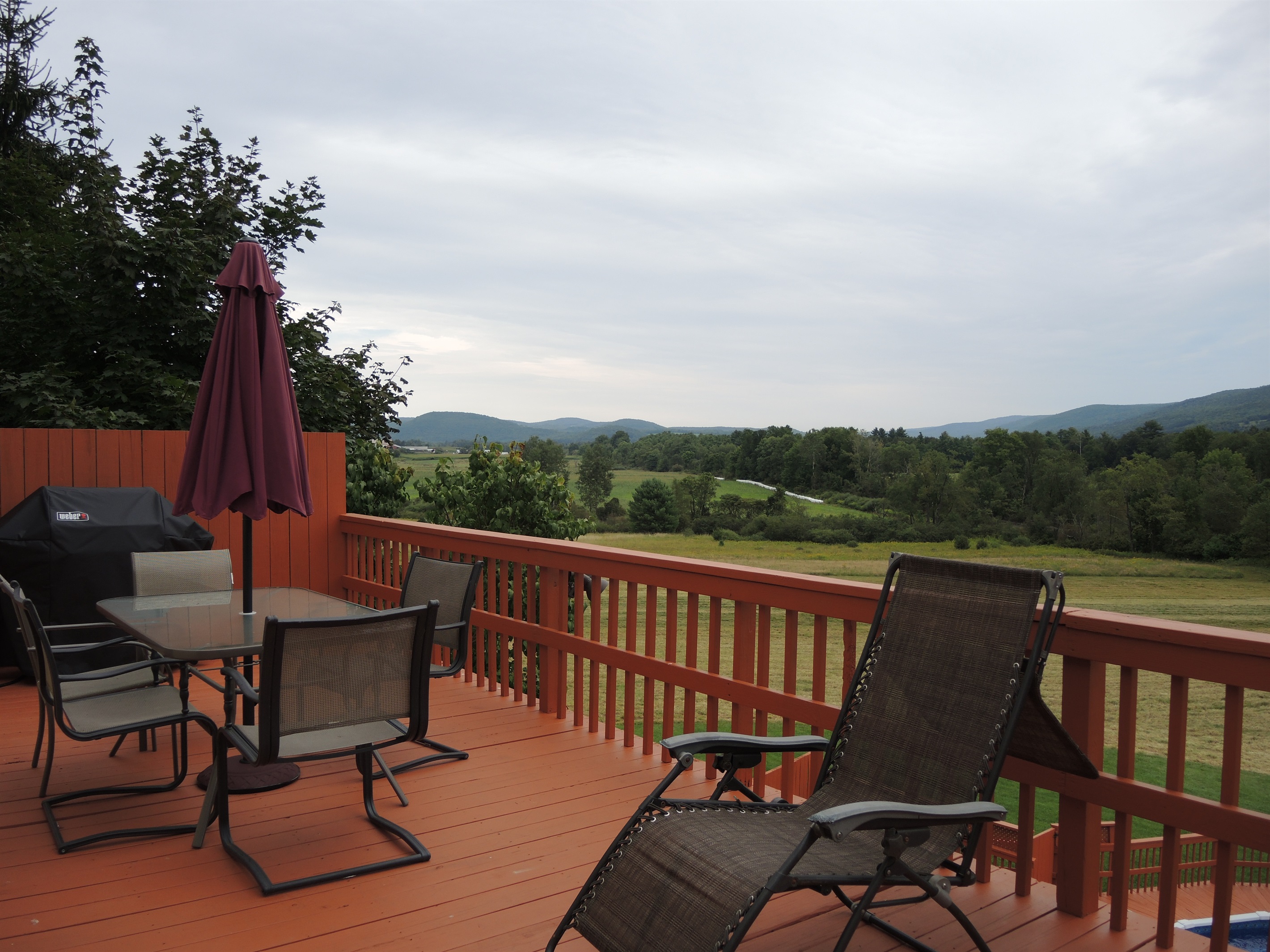Rear deck