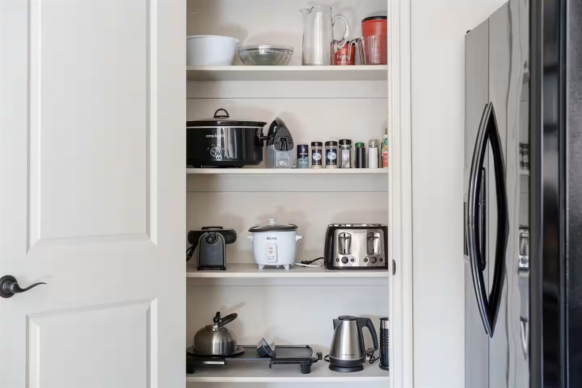 Fully stocked pantry