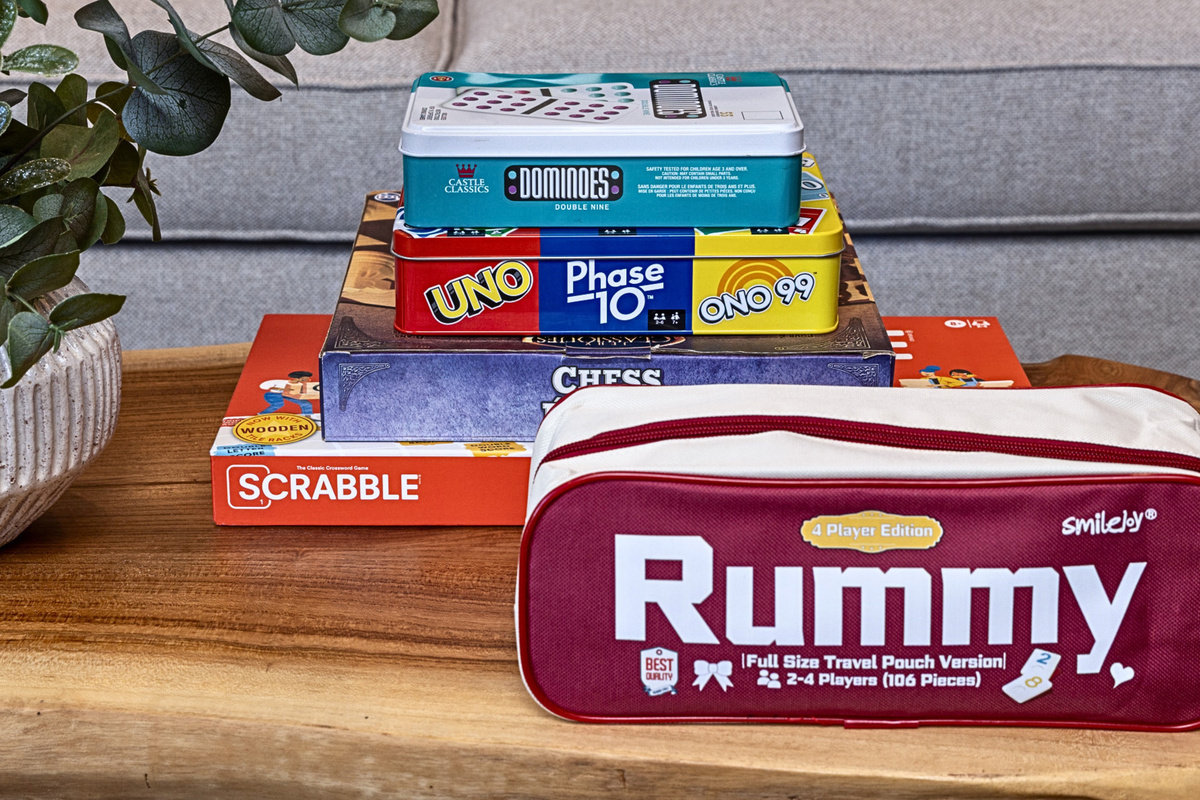 Bonus 4: Games provided. Raining outside? We have these 5 games available in each of our homes.