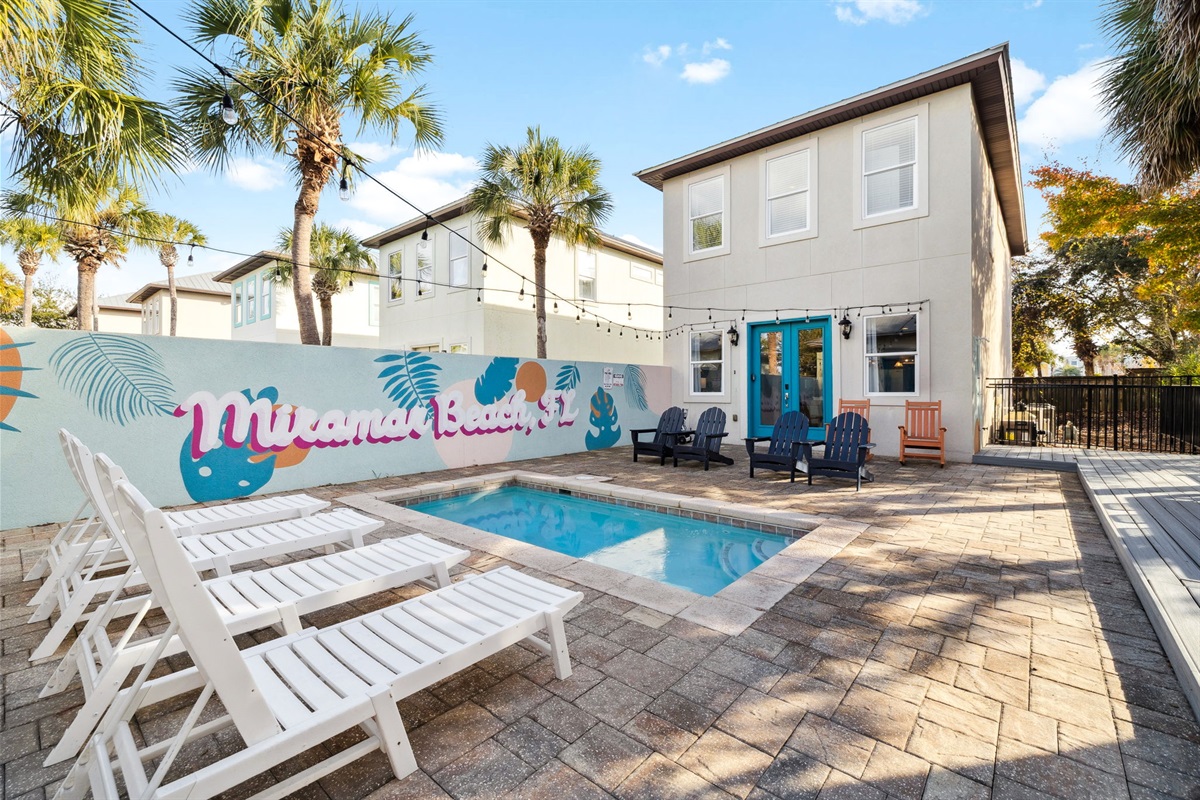 Lounge in the sun, take a dip in the inviting pool, enjoy meals outdoors, and make yourself at home in a space designed for unforgettable vacation memories.